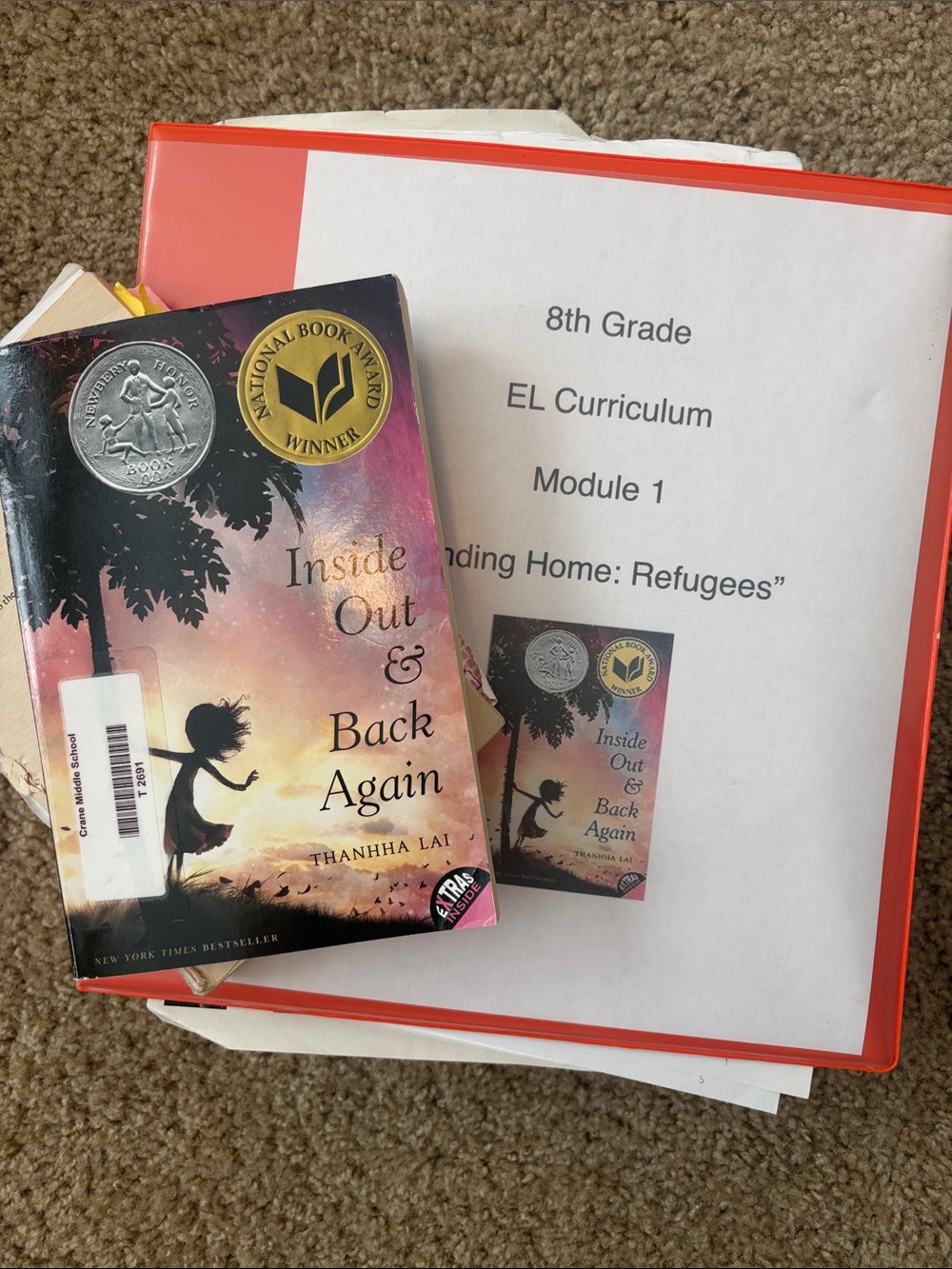 Inside out and back again teaching curriculum.